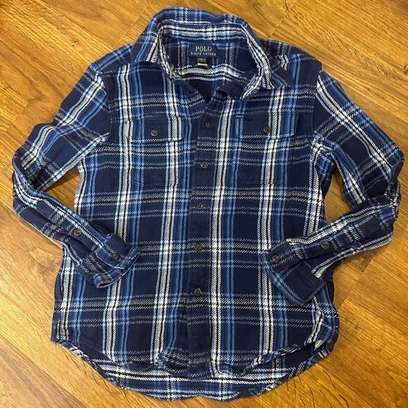 Polo Ralph Lauren plaid flannel button up - Picture 1 of 4